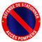 Plaque emaillée DÉFENSE DE STATIONNER ACCÈS POMPIER ⌀ 20 cm Panneau Interdiction de Stationner, Panneau Défense de Stationner | Propriété Privée | sortie de voitures
