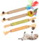 ERKOON Cat Silvervine Chew Sticks, Catnip Toys for Cats & Kittens, Natural Dental Catnip Sticks for Teeth Cleaning, Small & Medium Breeds