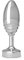 Doxy Geripptes Metall Butt Plug Magic Wand Aufsatz - Premium Schwerer Metall Anal Stimulator