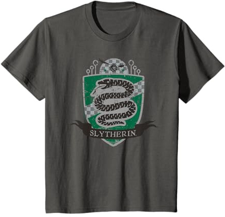 Enfant Harry Potter Serpentard Quidditch Bouclier vieilli pour enfants T-Shirt