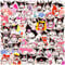 100pcs Kuro-m Stickers, Sanri Sticker for Party Bags Waterproof Vinyl Cartoon Sticker for Water Bottles Laptop Luggage Scrapbook Guitar