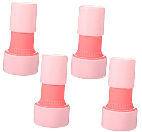 Vaguelly 4 Teiliges Lehruhr Stempelset Selbsttinte Uhrmuster Stempel Kinderuhr Stempelspielzeug Uhr Spielzeugstempel Uhr Lehrstempel