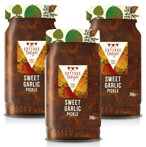 Cottage Delight - Sweet Garlic Pickle - 340g - Pack of 3