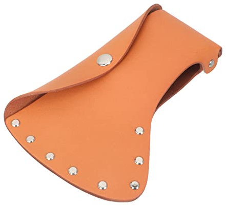 Tofficu Axe Protective Sheath for Garden Axe Leather Cover Portable Case for Outdoor Use