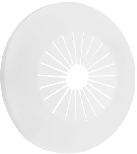 TOP-VIGOR Lot de 2 cache-tuyaux décoratifs de 30 mm à 55 mm en plastique PP pour tuyau d'eau, ligne de vidange, tuyau d'évacuation de toilettes, garniture de décoration murale et plomberie de salle de