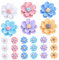 ncupcake -Topper, 24 Prozent farbenfrohe Harz nform Cupcake Toppers zum Geburtstag von Kindern, Themenparty, Hochzeitsdekorationen
