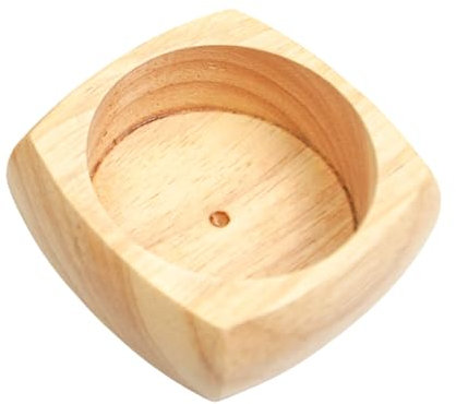 Nadelkissen, Holzsockel, 8,5 x 8,5 cm, Nähnadelkissen, runde Basis für Nähnadeln, Quilten, Nadeln, Organizer, Zubehör