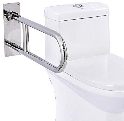 Anti-Slip Handrail for Toilet and Bathtub - Foldable Safety Support to Prevent Falls in Bathroom