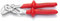 KNIPEX 86 07 250 Pliers Wrench insulated chrome plated with dipped insulation, VDE-tested 250 mm