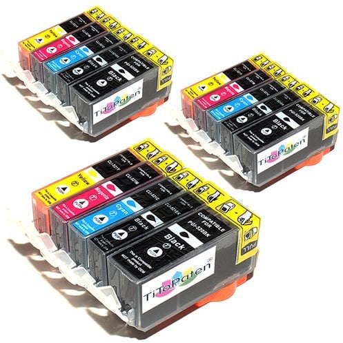 15x Canon Pixma MX870 Kompatible Druckerpatronen - Cyan/Gelb/Magenta/Schwarz- PATRONEN MIT CHIP