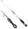 CB Antenne radio 3 dbi CB125 80 cm de hauteur avec fiche PL et câble de 4 m