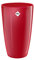 Elho Brussels Diamond Rond Haut 27 - Pot De Fleurs pour Intérieur - Ø 27.0 x H 44.1 cm - Rouge/Lovely Rouge