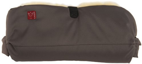 Kaiser 6573224 Handwärmer Big Double Anthracite Lammfell Medizin