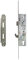 Yale YDM-ONPVC-H45SF Doormaster Nacht-Ersatzschloss mit YS170 Split Follower, Dornmaß 45 mm, Stulpmaß 16 mm, Stahl-Finish, geeignet für PVC-Türen