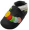 SAYOYO Caterpillars WeichesLeder Lauflernschuhe Krabbelschuhe Babyschuhe, 21/22 (12-18) L Monate, Schwarz Caterpillar