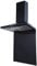 SIA SP70BL 70cm x 75cm Black Toughened Kitchen Glass Splashback