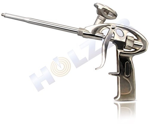 Holzer® PU-Schaumpistole Teflon beschichtet Profi-Qualität/Nickel