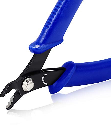 SPEEDWOX Perlen-Crimpzange für Schmuckherstellung Perlen-Crimpzange 12,7 cm Standard-Präzisions-feine Zange gebogener Kopf