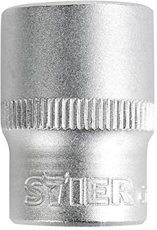 STIER Sechskant-Steckschlüsseleinsatz 1/4'', SW 14 mm, 14er Nuss, Stecknuss