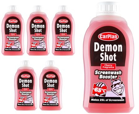 CarPlan Demon Shot Screenwash Booster, 500ml (Pack of 6)