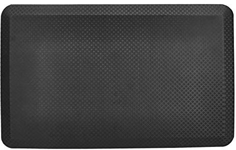 Amazon Basics 3/4 Rectangular Durable Anti-Fatigue Supportive Comfort Standing Mat, 32 x 20, Black