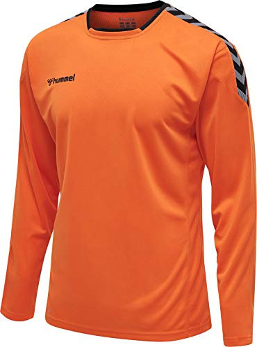 HUMMEL Herren Hmlauthentic Poly Jersey L/S Trikot, Orange, S EU