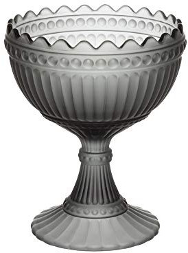 Iittala Mariskooli Maribowl Glasschale Pokal Matt Grau 155 mm Limitierte Auflage