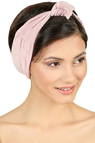Deresina Serre-Tete Femme avec noue Papillon bandeu (Rose Poudre)