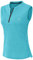 YSENTO Damen Poloshirt Ärmelloses Golf Tennis Shirt Quick Dry Leicht Sport Oberteile Polohemd Tanktops mit Kragen(02Blau,S)