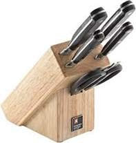 Sabatier 5pc Knife Block with Scissors