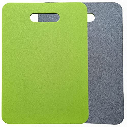Yate Set 5 x doppelte Schaumstoff Kinder Sitzkissen wasserdicht schmutzabweisend robust Sitzunterlage 40cm x 28,5cm 2 farbig mit Griff Stretch Material für Sport Outdoor Camping Kindergarten Schule