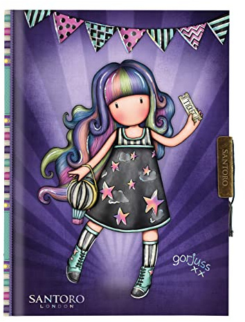 Safta Unisex-Kinder Mi Gorjuss Fairground Tagebuch Up and Away 12,8 x 17,5 x 2 cm, bunt, Einheitsgröße