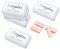 Modixun Lot de 5 boîtes de 5000 agrafes pour agrafeuse de bureau Or rose 24/6 mm Longueur jambe 6,35 mm