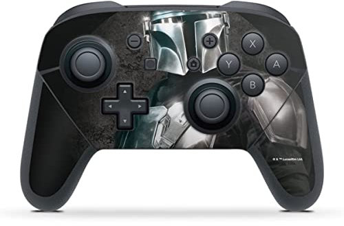 DeinDesign Skin kompatibel mit Nintendo Switch Pro Controller Folie Sticker Star Wars The Mandalorian Offizielles Lizenzprodukt