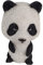 Objectz Wackelkopf Figur Panda - Kleiner Pandabär wackelt mit dem Kopf