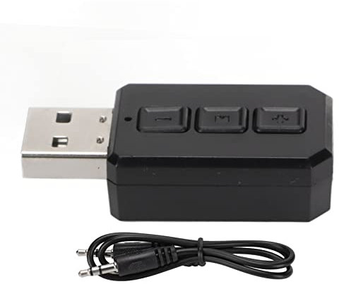 USB Bluetooth 5.0 Adapter - 2 in 1 Bluetooth Dongle Receiver and Transmitter for Desktop, Laptop, TV, Game Consoles