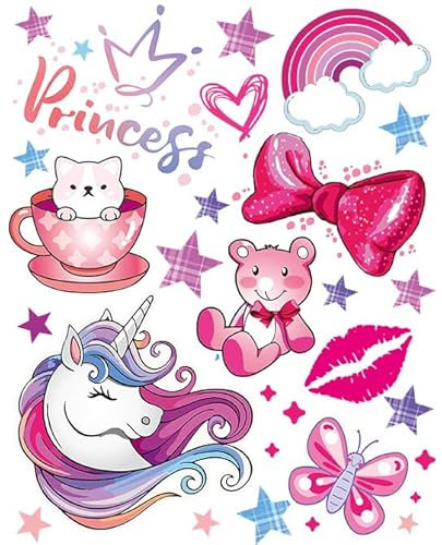 Netuno parches termoadhesivos unicornio 20x30 cm para planchar en ropa y accesorios decoración camisetas sudaderas mochilas gorras manualidades diy cubrir manchas