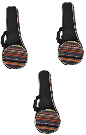 MILISTEN 3 Stücke Griff Musikalische Griffstandard Zubehör Verwendung Tragen Front Lagerung Einstellbar Zubehör Tote Mandoline Tragen Verdickte Tasche Tasche Banjo Instrument Oxford Strap
