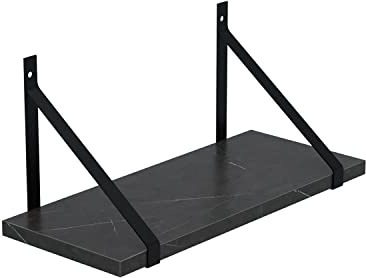 AKKE Hängeregal Gino Wandregal Kinderzimmer Küche Wohnzimmer Badezimmer Loft Büro Regale Wände Regalbrett Wand-Deko Küchenregal Moderne Wandboard Bücherregal Wand Raffinierter Stein 60x20cm