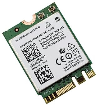 Mini-Carte WiFi sans Fil Intel 8265NGW 08F3Y8 Dual Band 2x2 Bluetooth M.2 A/E