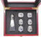 LLUCH NFL Patriots Championship-Ring mit Fantasy-Trophäen-Set Super Bowl-Champion-Ringe Sammlerstücke New England-Souvenir Rugby-Geschenke für Herren Damen Väter
