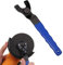 LIAMGUS Universal Angle Grinder Wrench, Adjustable Thickening Spanner Key with Non-Slip Plastics Handle (Blue Black)