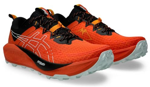 ASICS Herren Gel-Trabuco 13 Sneaker, SCHWARZ/NOVA ORANGE, 43.5 EU