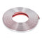 Chrome Bande de Garniture Voiture, Baguette Adhesive Chrome pour Carrosserie Fenêtre Décoration Argent pour Auto, Couverture de Protection du Bord de Porte de Voiture (12 mm x 5 m)