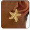 Auiremrti Seestern Ohrringe - Boho Gold für Damen, Groß und Hypoallergen, Stilvolle Goldschmuck für Frauen
