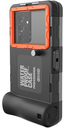 Funda impermeable para teléfono móvil para bucear, bucear, bucear, funda para teléfono móvil IP68 resistente al agua profesional | funda transpirable impermeable para teléfono de buceo, teléfono de