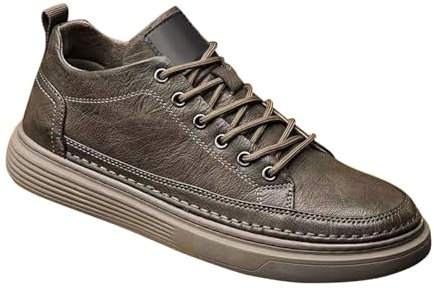 oxsdMKQ Schuhe für Herren, lässig, Leder, klassisch, Business, Büro, Tennis, Walking, Fitnessstudio, Fitness, Turnschuhe für Herren, Haltbarkeit und Komfort, Arbeitstrainer, Outdoor-Sportschuhe,