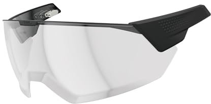 ABUS MagneticVisor für den Fahrradhelm HYP-E - und die Varianten ACE und BL.ACE - magnetisches Helmvisier schützt bei Wind und Wetter - Fahrradhelm-Zubehör - Größe S/M, Clear