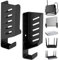 Bamyli 2 Pcs Universal Wall Mount for Routers/TV Box/Laptop/Network Switches/Modems,WIFI Router Stand Shelf Router Shelf Wall Mounted for Most Routers (Black)