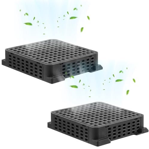 2 Stück Aktivkohlefilter passend für Liebherr-Kühlschränke 9096989 9882460 9882429 988246000, Fresh Air Filter für 7440021-00 mit Aktivkohle für Kühlschränke, Kühlschrankfilter